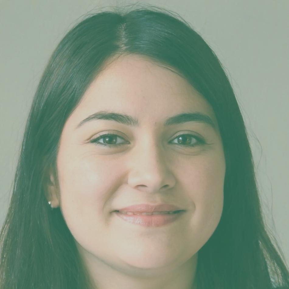 Meditationsleiterin während einer Sitzung